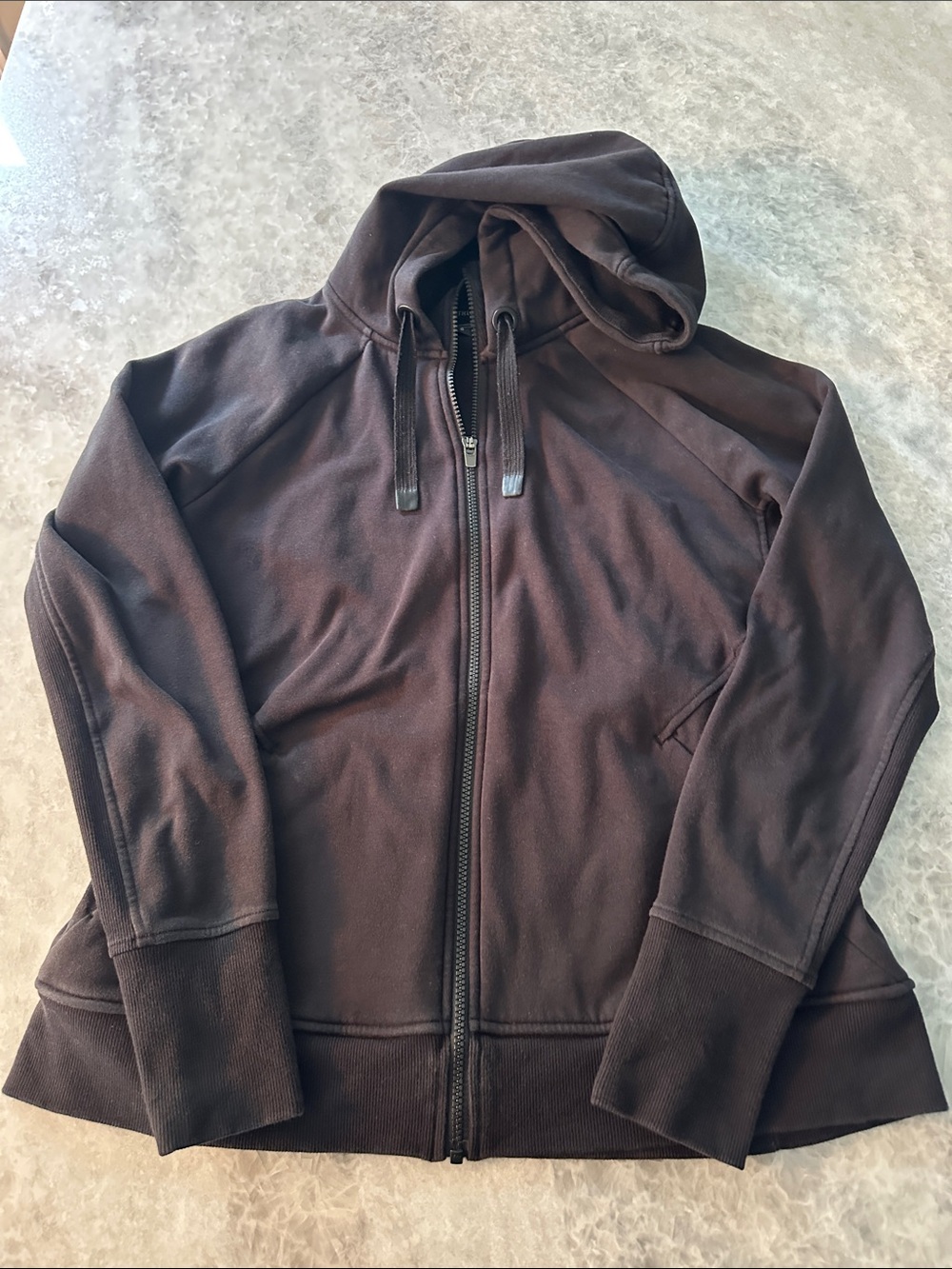 Athleta Triumph Hoodie, Size L, Black, Full Zip